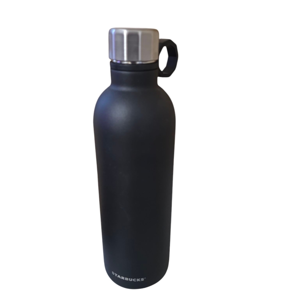 Starbucks Black Stainless Steel Water Bottle